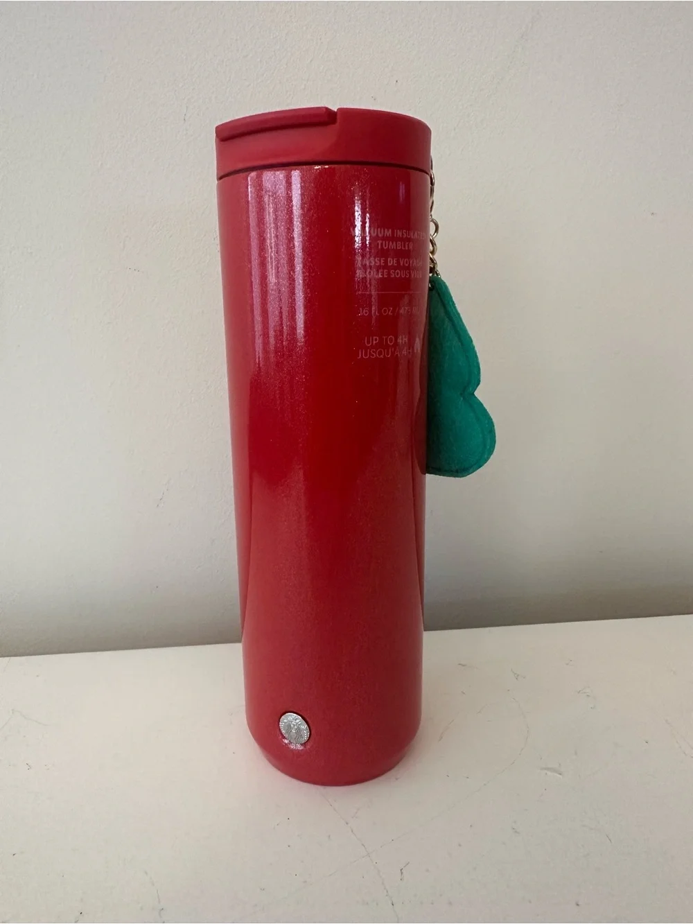 Starbucks Christmas 2024 Red Shimmer SS Tumbler